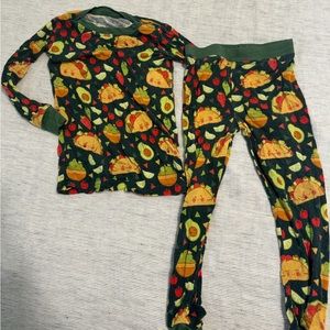Little Sleepies Taco Time print, size 2T